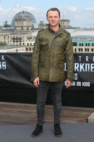 Simon Pegg en Star Trek. En la oscuridad (Photocall en Berlin. Abril 2013)