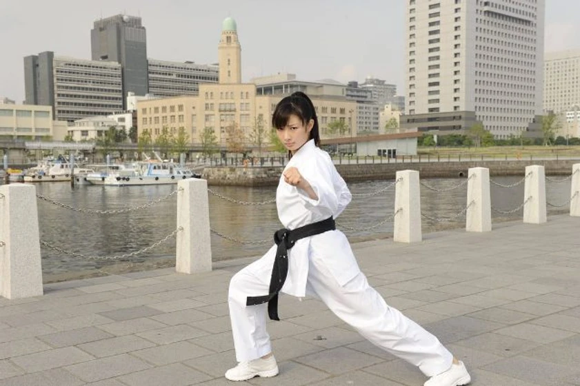 Rina Takeda en k-g-karate-girl