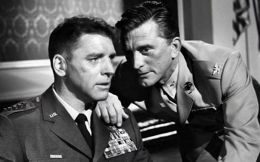 Kirk Douglas y Burt Lancaster en siete-dias-de-mayo