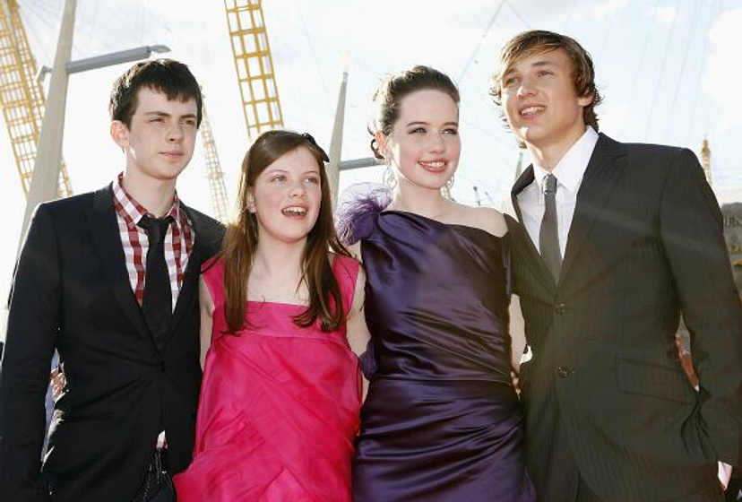Georgie Henley, William Moseley, Skandar Keynes y Anna Popplewell en Las Crónicas de Narnia: El Príncipe Caspian (Premiere en Londres (Junio 2008))