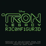 Carátula de la banda de sonido de Tron Legacy, R3conf1gur3D (Reconfigured)