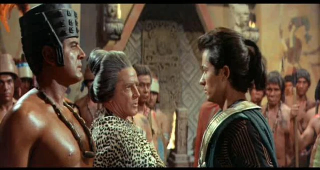 Brad Dexter y George Chakiris en Los Reyes del Sol