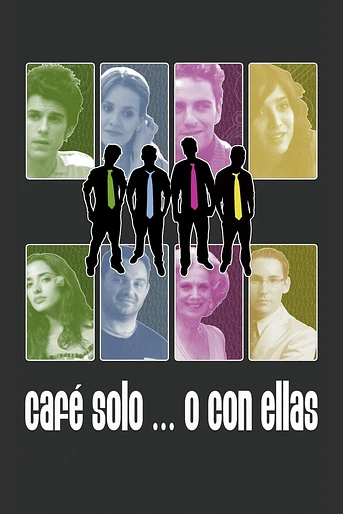 Poster de Café solo o con ellas