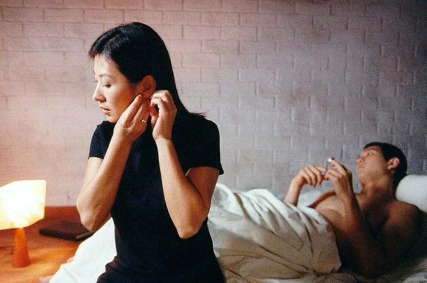 Jung-Jae Lee y Lee Mi-sook en an-affair-1998