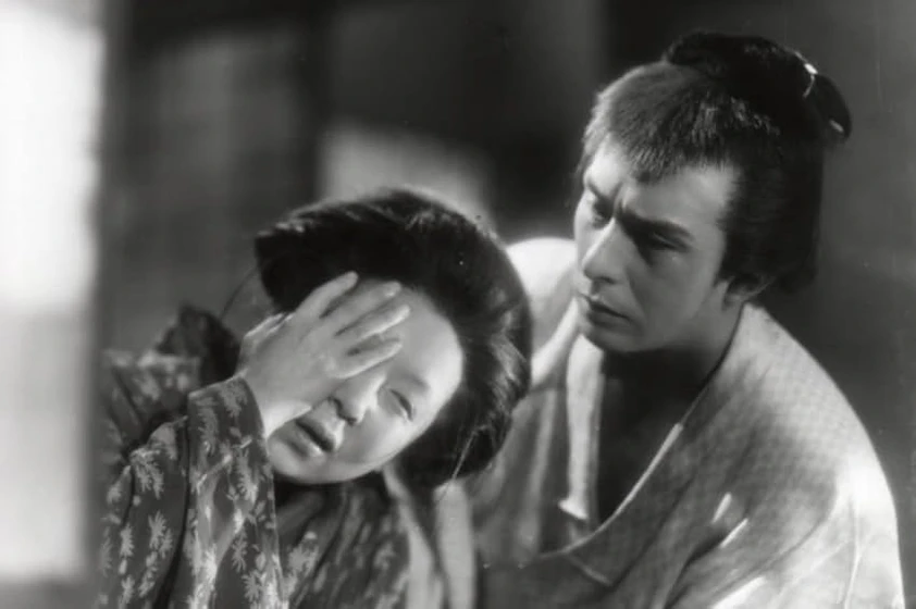 Kinuyo Tanaka y Ken Uehara en the-ghost-of-yotsuya-part-1