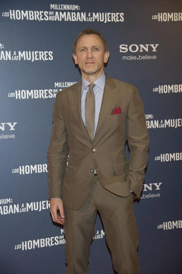 Daniel Craig en los-hombres-que-no-amaban-a-las-mujeres (Premiere en Madrid. Enero 2012)