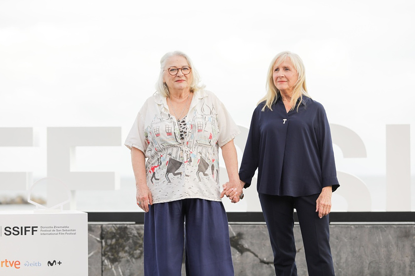 Josiane Balasko y Hélène Vincent en Cuando cae el Otoño (Festival de San Sebastián. Septiembre 2024)