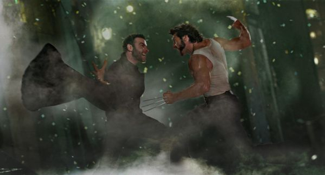 Liev Schreiber y Hugh Jackman en X-Men Orígenes. Lobezno