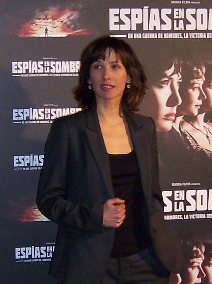 Sophie Marceau en Espías en la sombra (Rueda de prensa en Madrid. Marzo 2009)