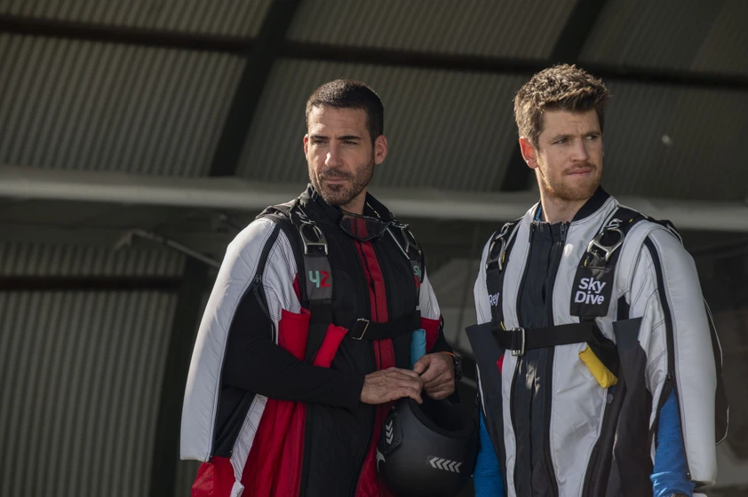 Miguel Ángel Silvestre y Miguel Bernardeau en la-fiera