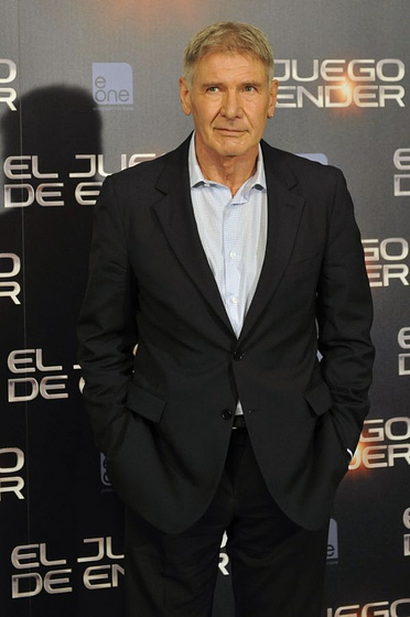 Harrison Ford [I] en El Juego de Ender (Photocall en Madrid. Octubre 2013)