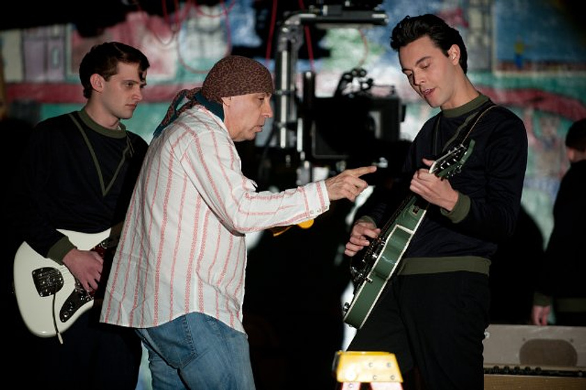 Steve Van Zandt, Jack Huston y Will Brill en Not Fade Away