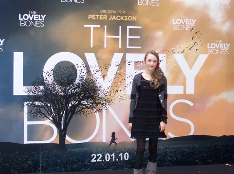 Saoirse Ronan en The Lovely Bones (Promoción en Madrid (1-12-09))