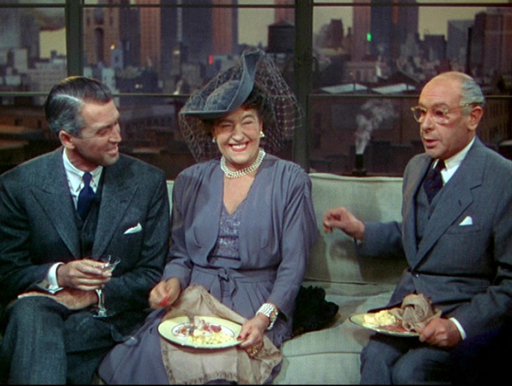 James Stewart, Cedric Hardwicke y Constance Collier en La Soga