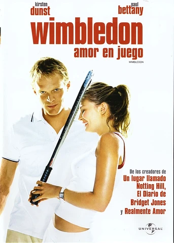 Poster de Wimbledon. El Amor está en Juego