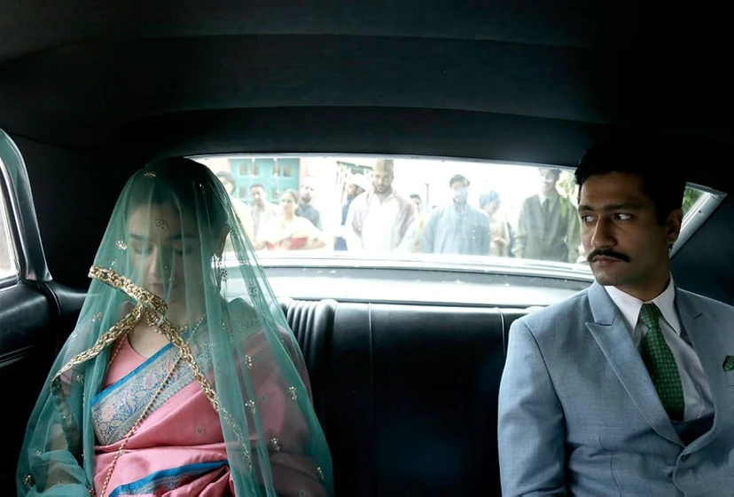 Vicky Kaushal y Alia Bhatt en raazi