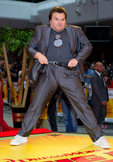 Jack Black en Kung Fu Panda 2 (Premiere en Londres. Junio 2011)
