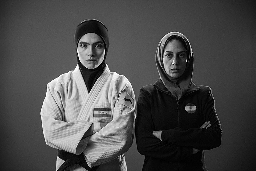 Zahra Amir Ebrahimi y Arienne Mandi en Tatami