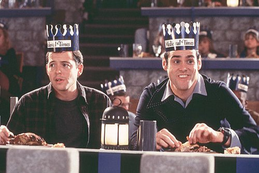 Jim Carrey y Matthew Broderick en Un Loco a Domicilio