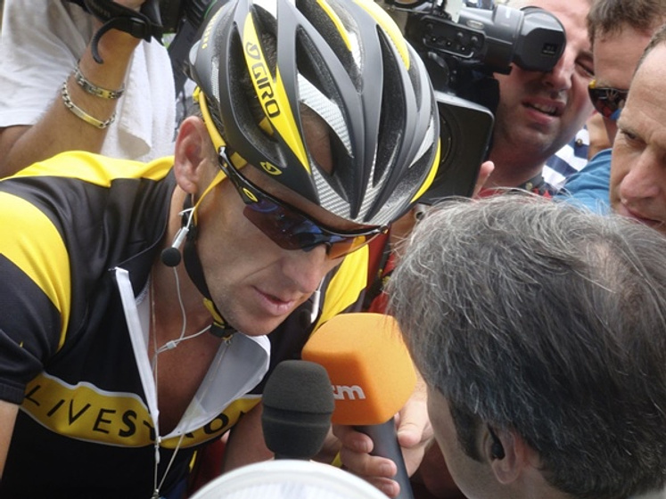Lance Armstrong en The Armstrong Lie