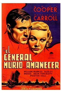 poster of movie El General Murió al Amanecer
