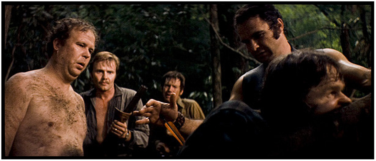 Burt Reynolds y Jon Voight en Defensa