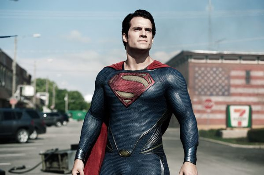 Henry Cavill en El Hombre de Acero