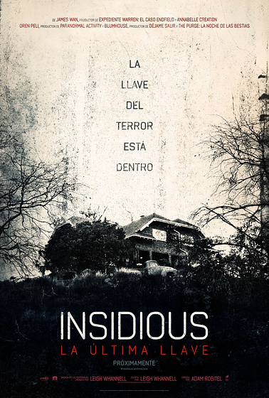 Imagen de Insidious: La Última Llave (Cartel final español)