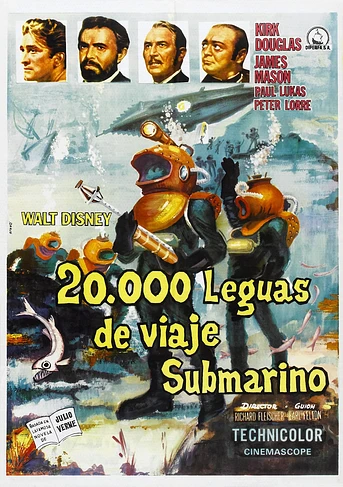 Poster de 20.000 Leguas de Viaje Submarino