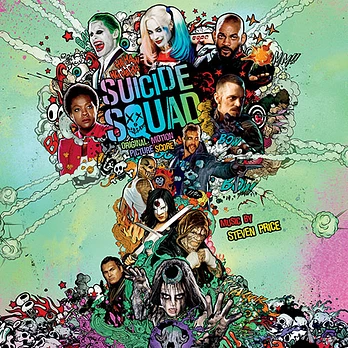 Carátula de la banda de sonido de Escuadrón suicida