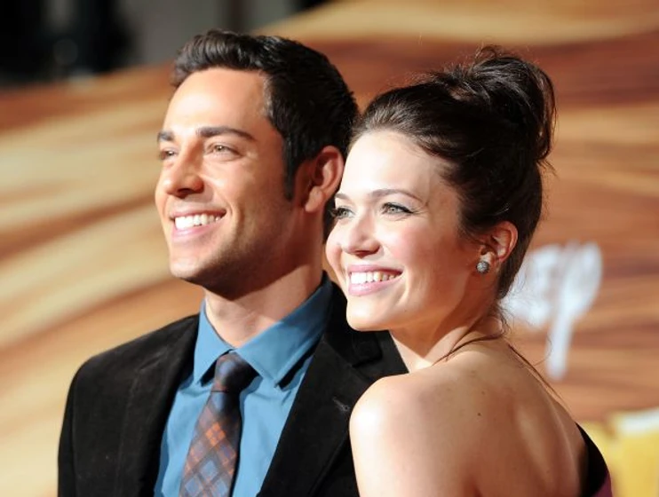 Mandy Moore y Zachary Levi en Enredados (Premiere Mundial. Enero 2011)