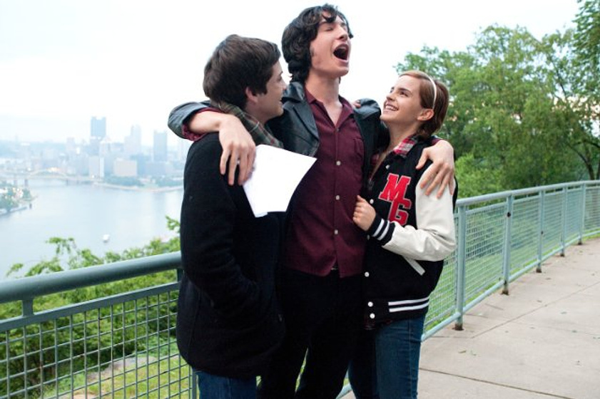 Emma Watson, Logan Lerman y Ezra Miller en Las Ventajas de Ser un Marginado