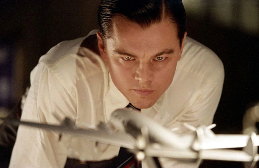 Leonardo DiCaprio en El Aviador