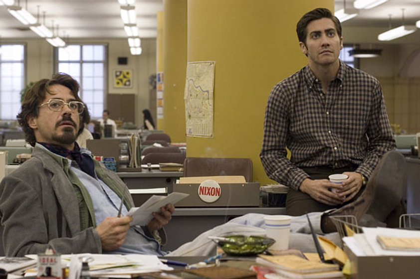 Jake Gyllenhaal y Robert Downey Jr. en Zodiac