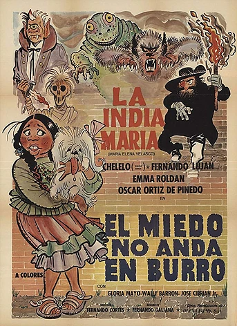 Poster de El miedo no anda en burro