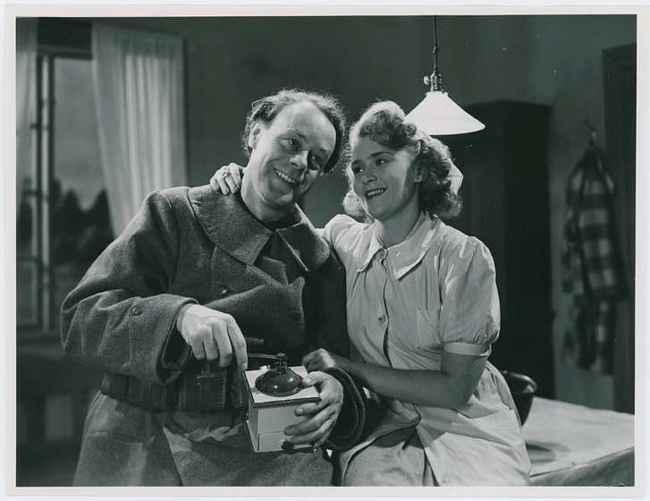 Gus Dahlström y Siv Thulin en 91:an Karlsson