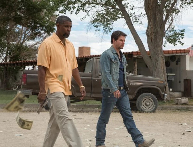 Mark Wahlberg y Denzel Washington en 2 Guns
