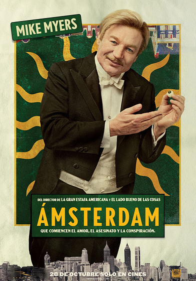 Imagen de Amsterdam (Cartel personajes español)