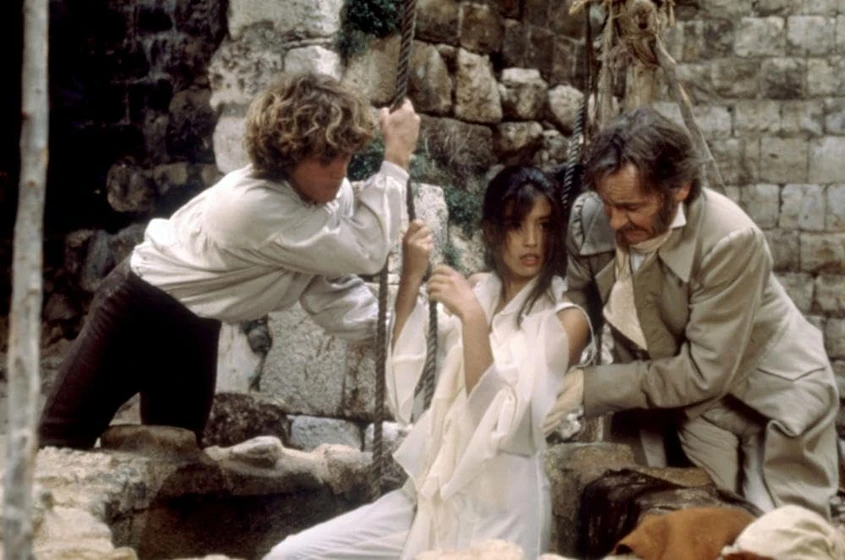 Phoebe Cates, Willie Aames y Richard Curnock en paradise-1982