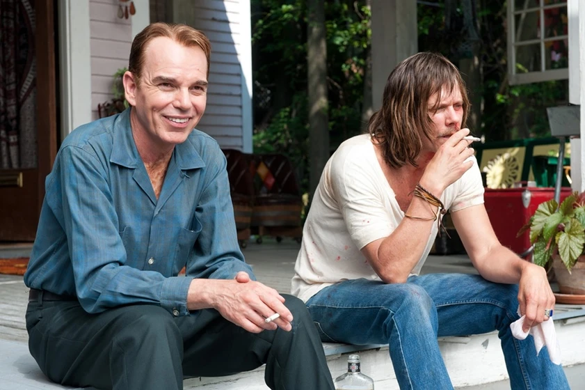 Kevin Bacon y Billy Bob Thornton en jayne-mansfield-s-car