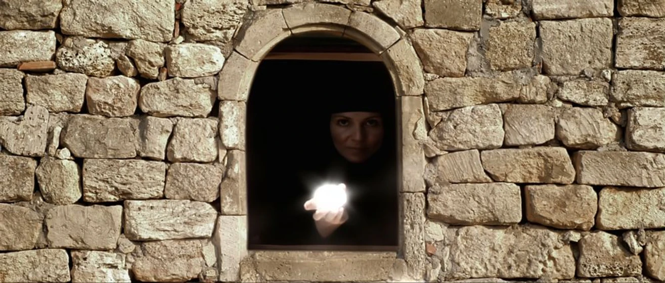 Tamila Koulieva-Karantinaki en Meteora