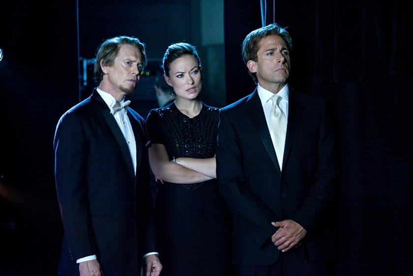 Steve Buscemi, Steve Carell y Olivia Wilde en El Increíble Burt Wonderstone