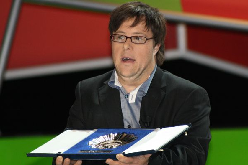 Pablo Pineda en Tonto quien lo lea (Clausura Festival San Sebastián)