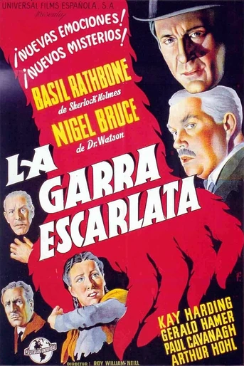 Poster de La Garra Escarlata