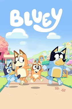 poster for the season 1 of Bluey
