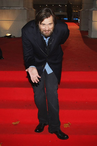 Jim Carrey en Cuento de Navidad (Premiere en Londres. Noviembre 2009)