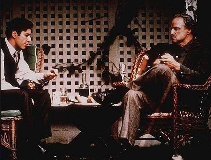 Marlon Brando en El Padrino
