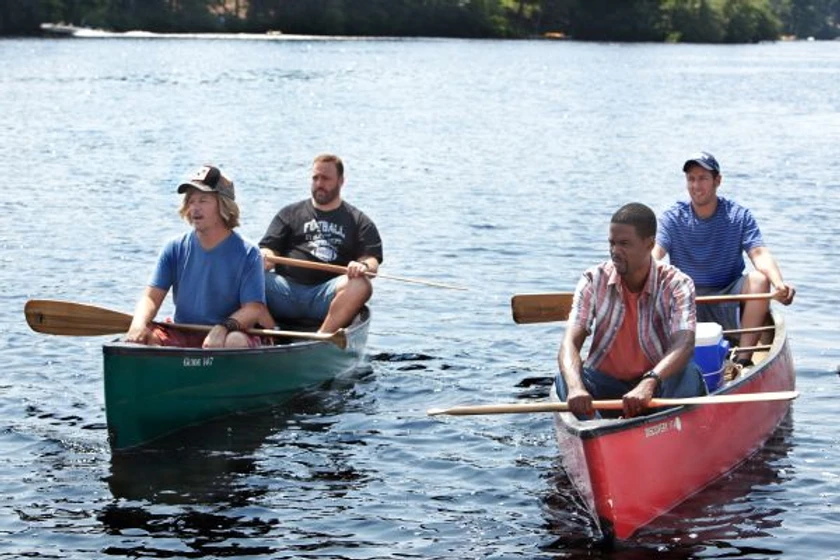Chris Rock, Adam Sandler, David Spade y Kevin James en ninos-grandes