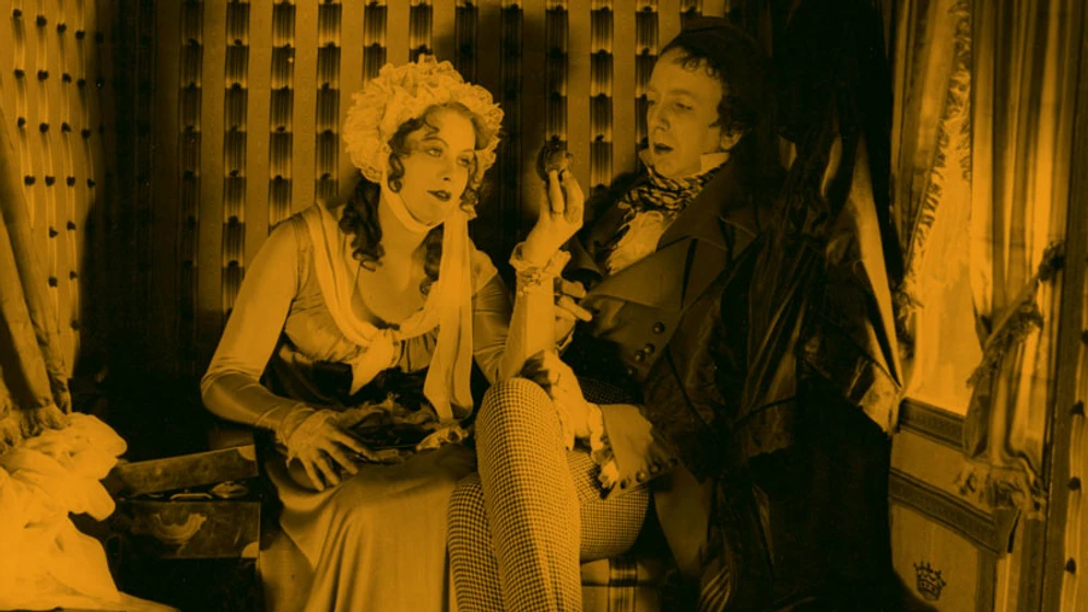 Greta Garbo y Lars Hanson en la-saga-de-gosta-berling