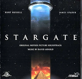 Carátula de la banda de sonido de Stargate. Puerta a las Estrellas